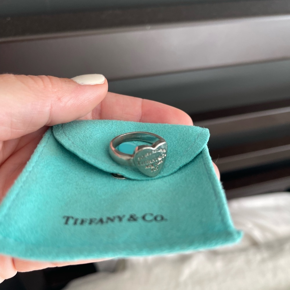 Tiffany & Co. Vintage Silver Heart Ring